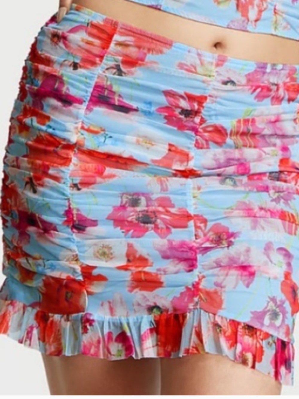Victoria's Secret Light Blue Lined swim coverup